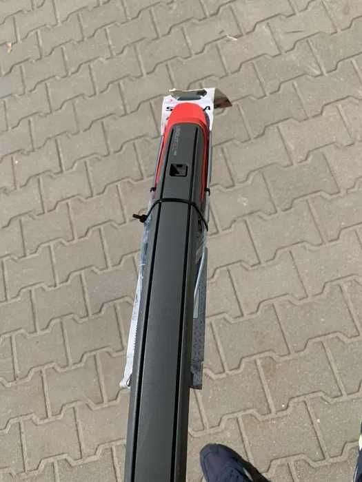 Błotniki rowerowe Simpla Ubiquit 28" 45mm grafitowe pełne wsporniki