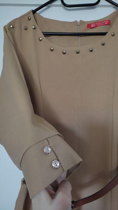 Brązowa sukienka rozmiar 42