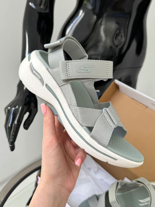 Женские босоножки на липучках Skechers GO Walk Arch 39/40/41р
