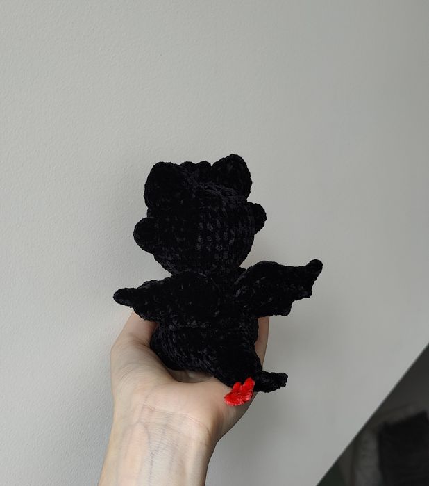 Toothless (Modelo 2) em Crochet | Amigurumi