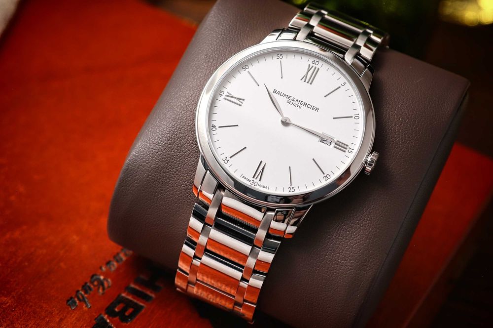 Baume & Mercier M0A10354 Classima 10354 - 40mm Elegancki Zegarek Męski