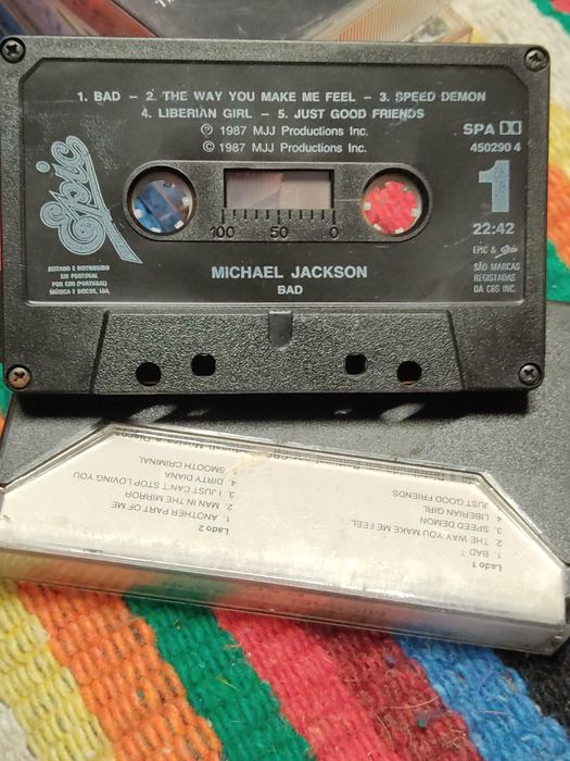 Michael Jackson Bad cassete K7 original