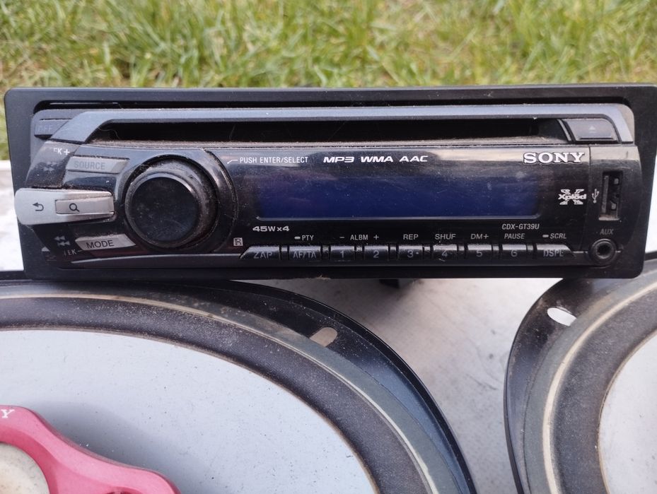 Radio Sony CDX-GT39U X--PLOD + głośniki