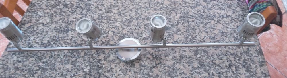 Lámpara de 4 focos de teto