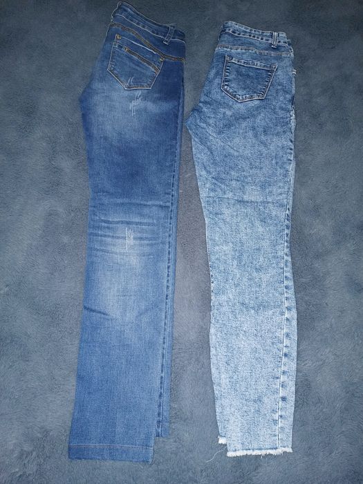 Spodnie rurki jeansy
