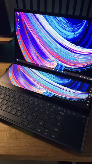 Laptop ASUS Zenbook Pro Duo 32ram i9 RTX3070 - Komputer do pracy/gier