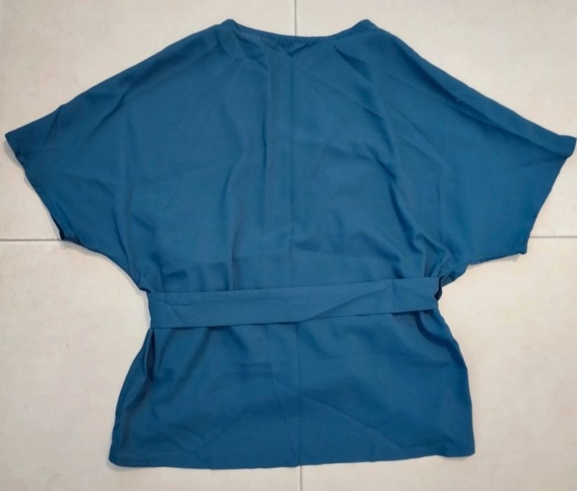 Camisa de trespasse Nova Shein