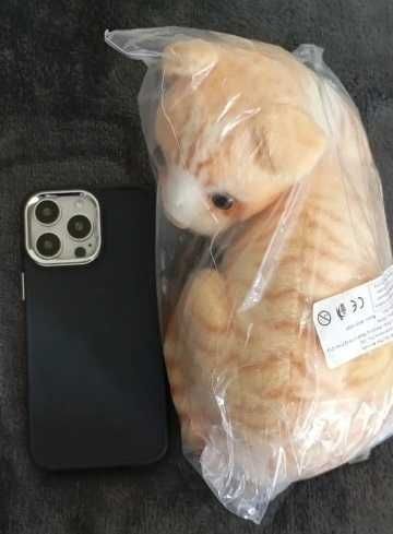 Kot syjamski 26 cm. Realistycznie wyglądający pluszak.