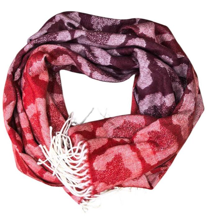 OVS cieniowany szalik damski z frędzlami jesień / zima 55 X 188 cm