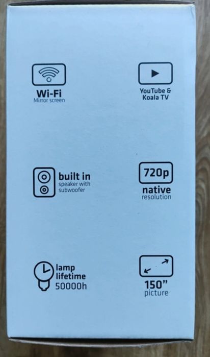 Projektor Overmax Multipic 3.5 NOWY LED Wi-Fi / HDMI / Głośnik