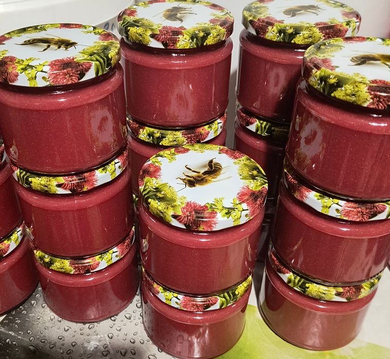 Miód z maliną liofilizowaną 400g