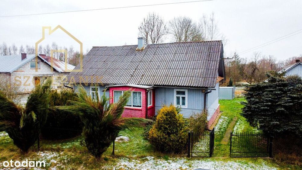Atrakcyjny, drewniany dom w Bratkówce