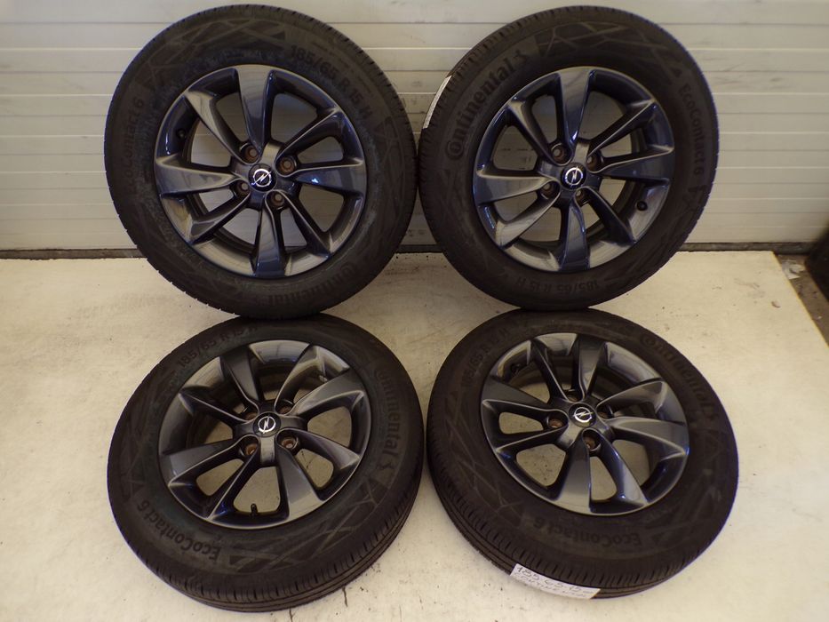 felgi aluminiowe do opel corsa e adam 15 4x100 et39 0p070k2 ładne