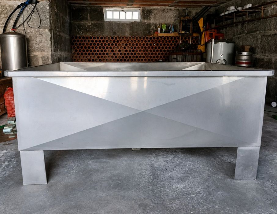 Lagar em Inox 200x150x64cm