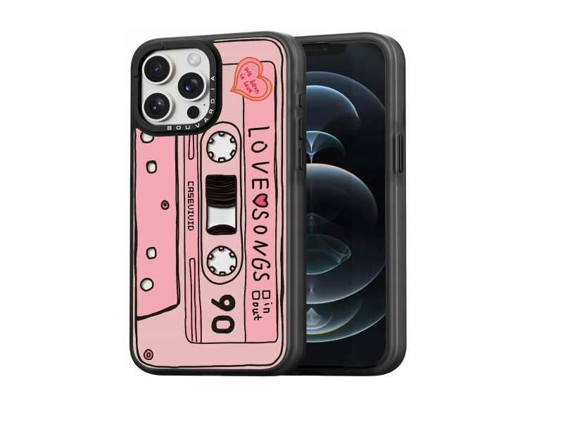 Etui Bouvardia do iPhone 13 Pro Max – Wzór Kasety Magnetofonowej