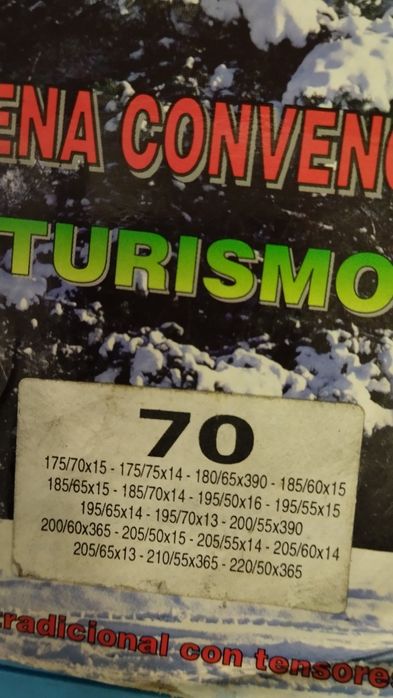 Correntes para pneus na neve