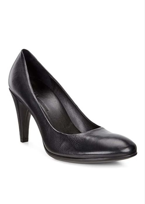 Czółenka ECCO SHAPE 75 SLEEK czarne skora