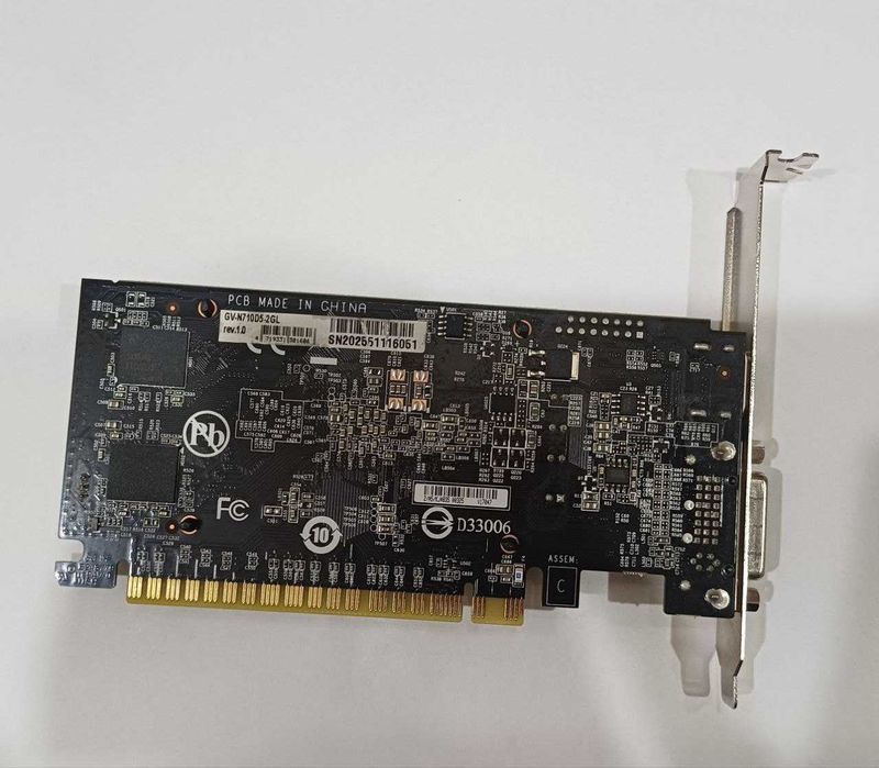Відеокарта  Gigabyte PCI-Ex GeForce GT 710 2048MB GDDR5 (64bit)
