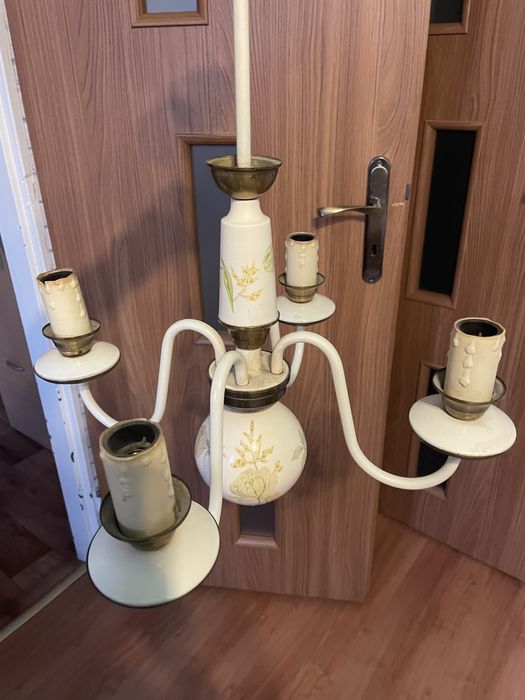 Żyrandol vintage lampa