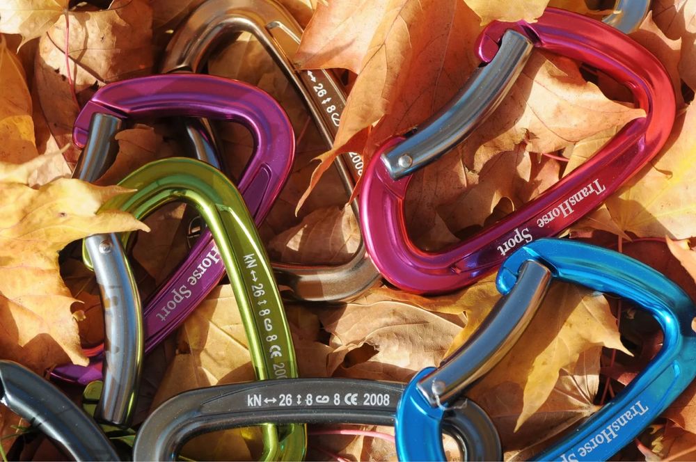 Алюмінієвий карабін 26 кН | кемпінг, туризм, рюкзак