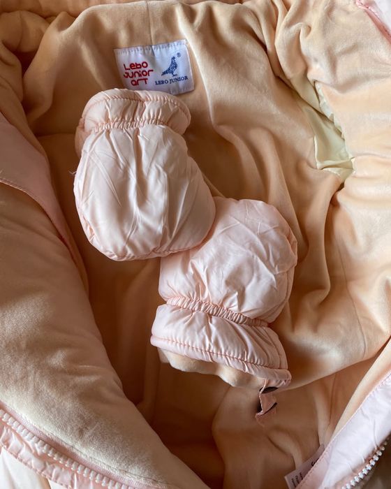 Зимовий  комбінезон дитячий для дівчинки