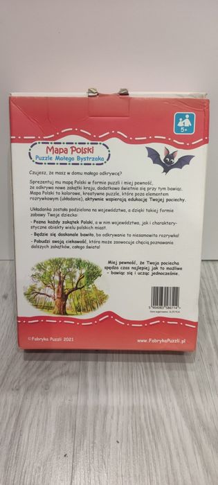 Puzzle Mapa Polski Edubo