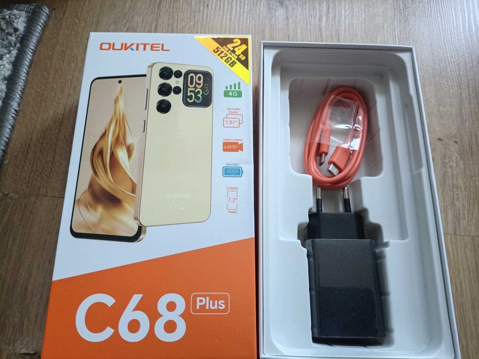 telefon Oukitel C68 plus 7,2cala 8+16/512GB NOWY