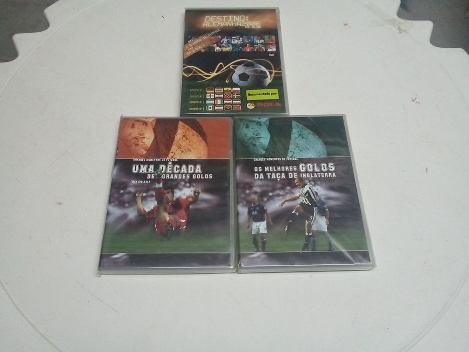 3  ) DVD melhores golos (   NOVOS) para Colecionadores.