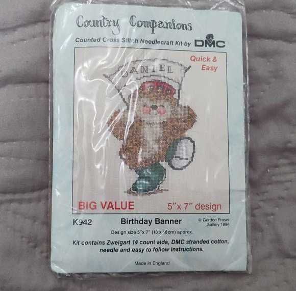 Вінтажний набір для вишивки хрестиком з серії DMC «Country Companions»