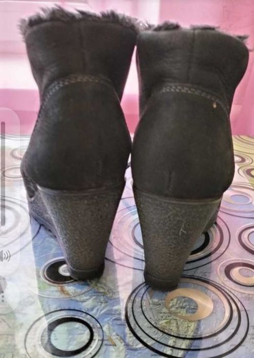 Шкіряні зимові сапожечки