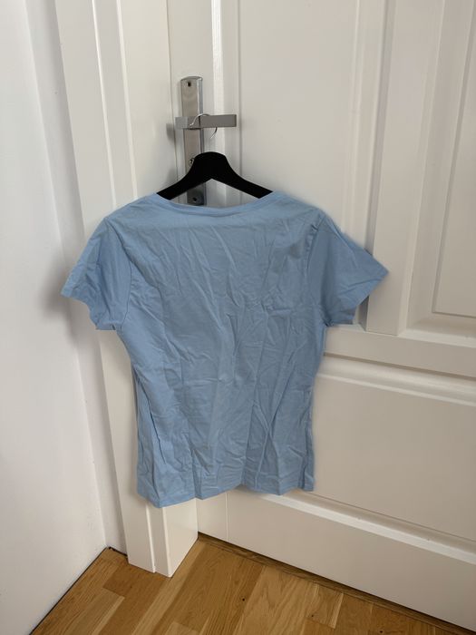 Nowy blekitny T-shirt Port & Company Mermaid Rozmiar M