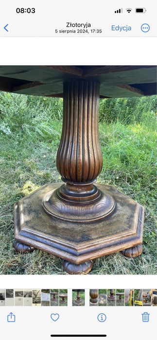 Stary Stół Dębowy