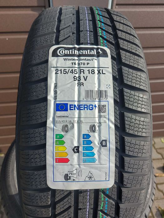 215.45R18 93V XL FR Continental Winter Contact TS870P / Nowe