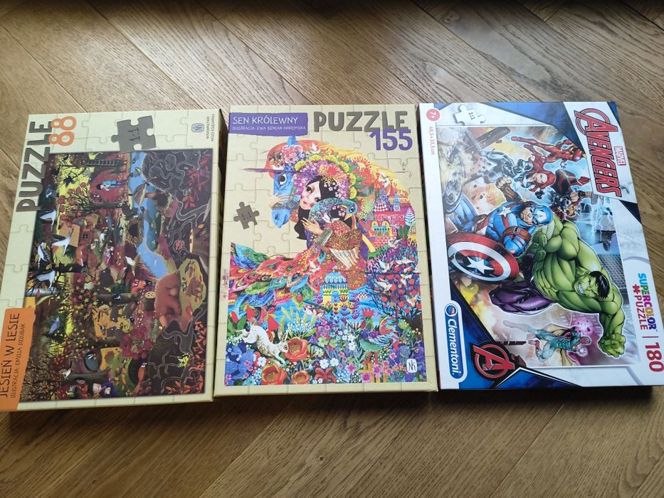 Zestaw puzzli nasza księgarnia i clementoni