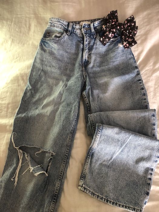 Джинси H&M, розмір XS / EUR 34, світло-блакитні
