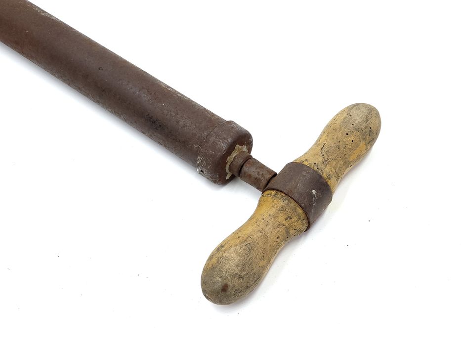 Pompka podłogowa stacjonarna serwisowa do rowerów PRL