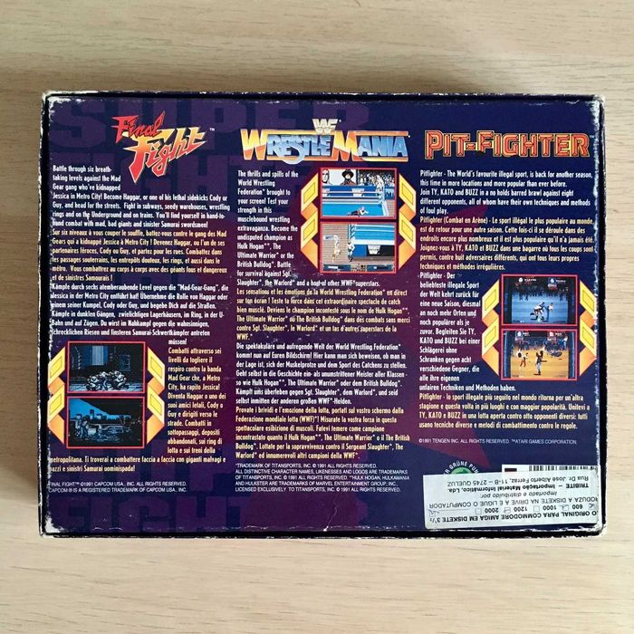 Caixa Superfighter Commodore Amiga