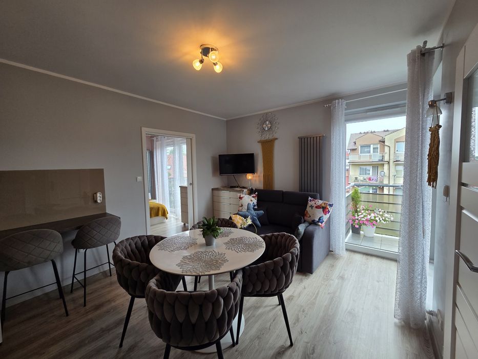 Apartament Władysławowo 2 pokoje 2-6/7 os parking 500m MORZE 2x balkon