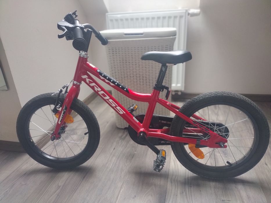 Rowerek dziecięcy Kross 16 cali czerwony stan Idealny