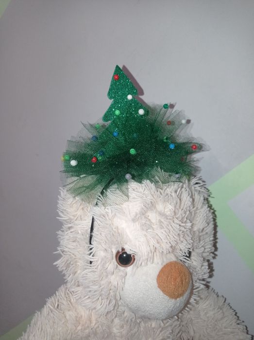 Новорічний обруч Ялинка. Дитячий обруч. Обідок