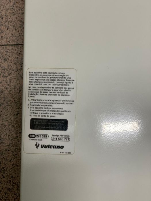 Esquentador Vulcano HDG