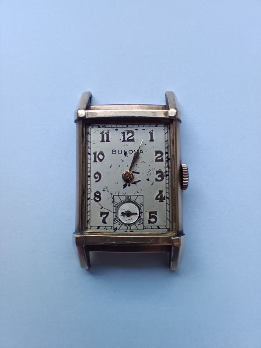 zegarek bulova zabytek pozłacany