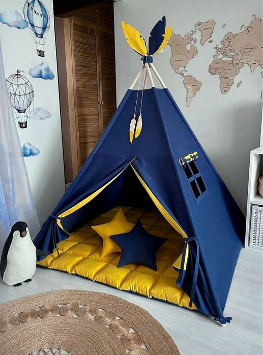 Вігвам дитячий у наявності. Однотонний. Палатка дитяча. Намет