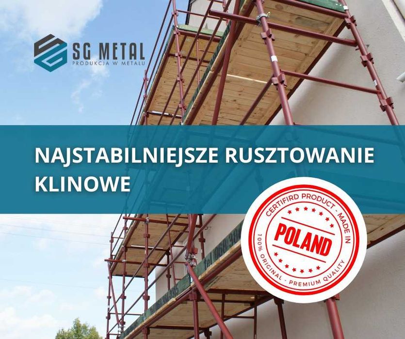 Rusztowanie klinowe (choinkowe) SG METAL zestawy i pojedyncze elementy