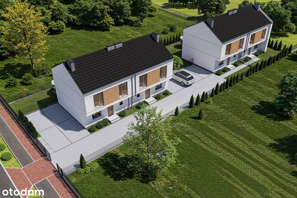 DWUPOZIOMOWE BLIŹNIAKI-Narożne ogrody-SALON 40m2-Super lokalizacja