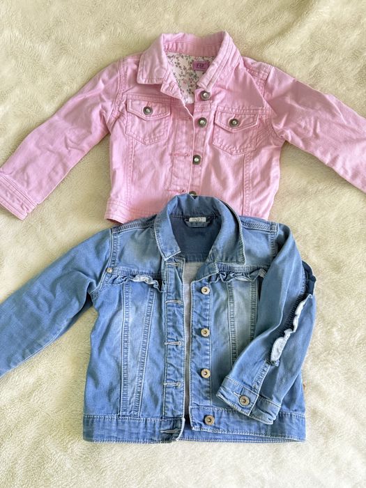 Джинсові піджачки на дівчинку 2 шт