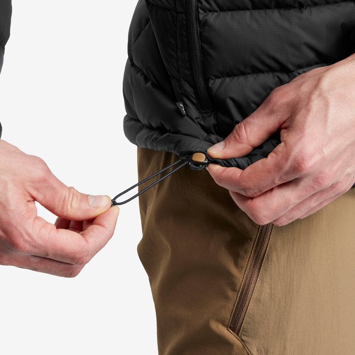 Casaco de caminhada acolchoado -10°C homem, MT500 preto