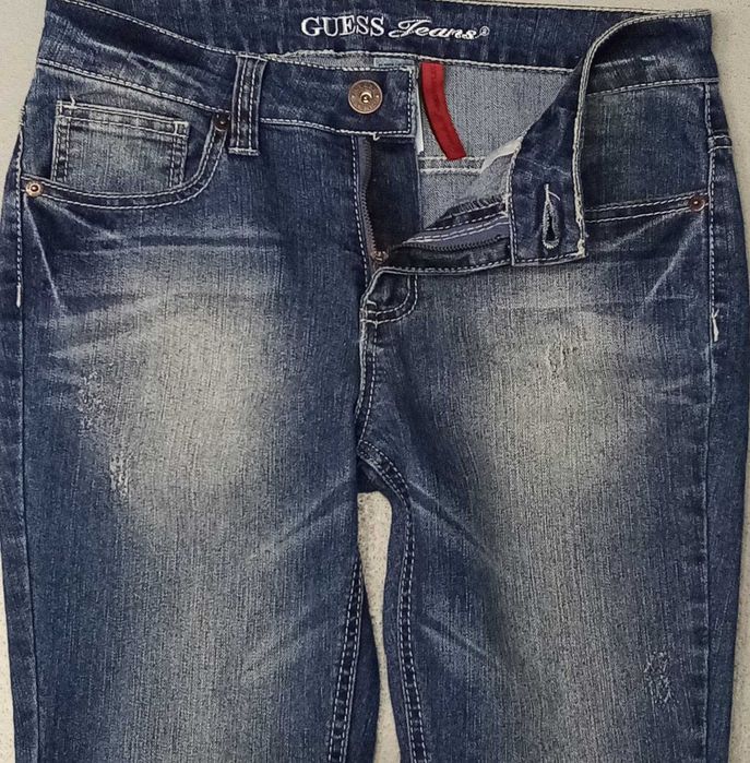 R) GUESS damskie oryginalne spodnie jeansowe Roz.16.
