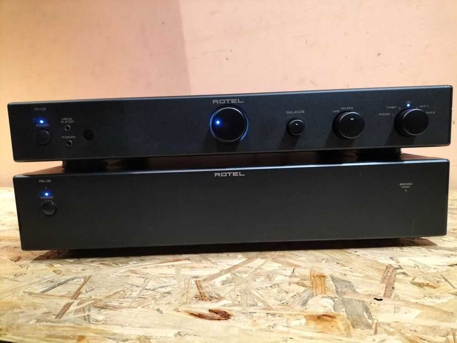 Końcówka mocy ROTEL RB-06 + Przedwzmacniacz ROTEL RC-06 + Pilot /2X70W