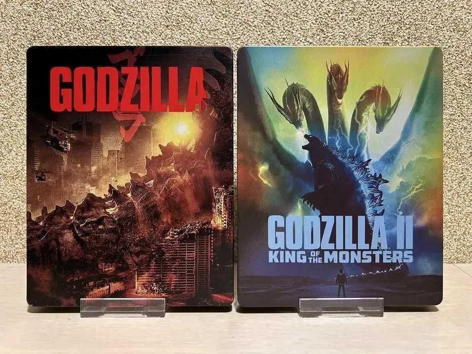 Steelbook Blu-ray Годзилла 1-2/ Кинг Конг/ Небоскрёб/ Мумия